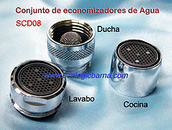 Conjunto de economizadores de agua SCD08