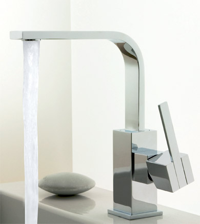 Grifo monomando lavabo alto cromo Imex — Azulejossola